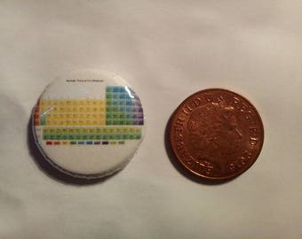 PERIODIC TABLE nerd badge