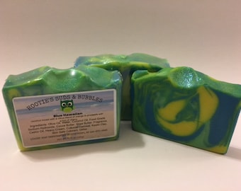 Blue Hawaiian Cold Processed Handmade Soap