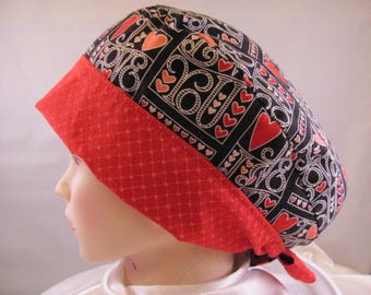 Women's Pixie Scrub Hat I Love You