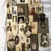 vintage 38 womens photos 3 tin 6 ovals 1930's - 1950's
