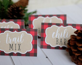 nautical food tent labels crab whale anchor sailboat