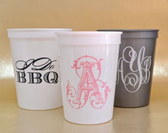 frosted cups 14 oz cups personalized party cups wedding