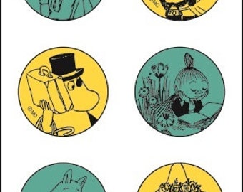 SALE Moomin Stickers (M024-18) Price depends on order volume.