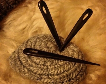 Horn Nalbinding Needle, Nalbinding Needle, Nålbinding Needle, Naalbinding Needle