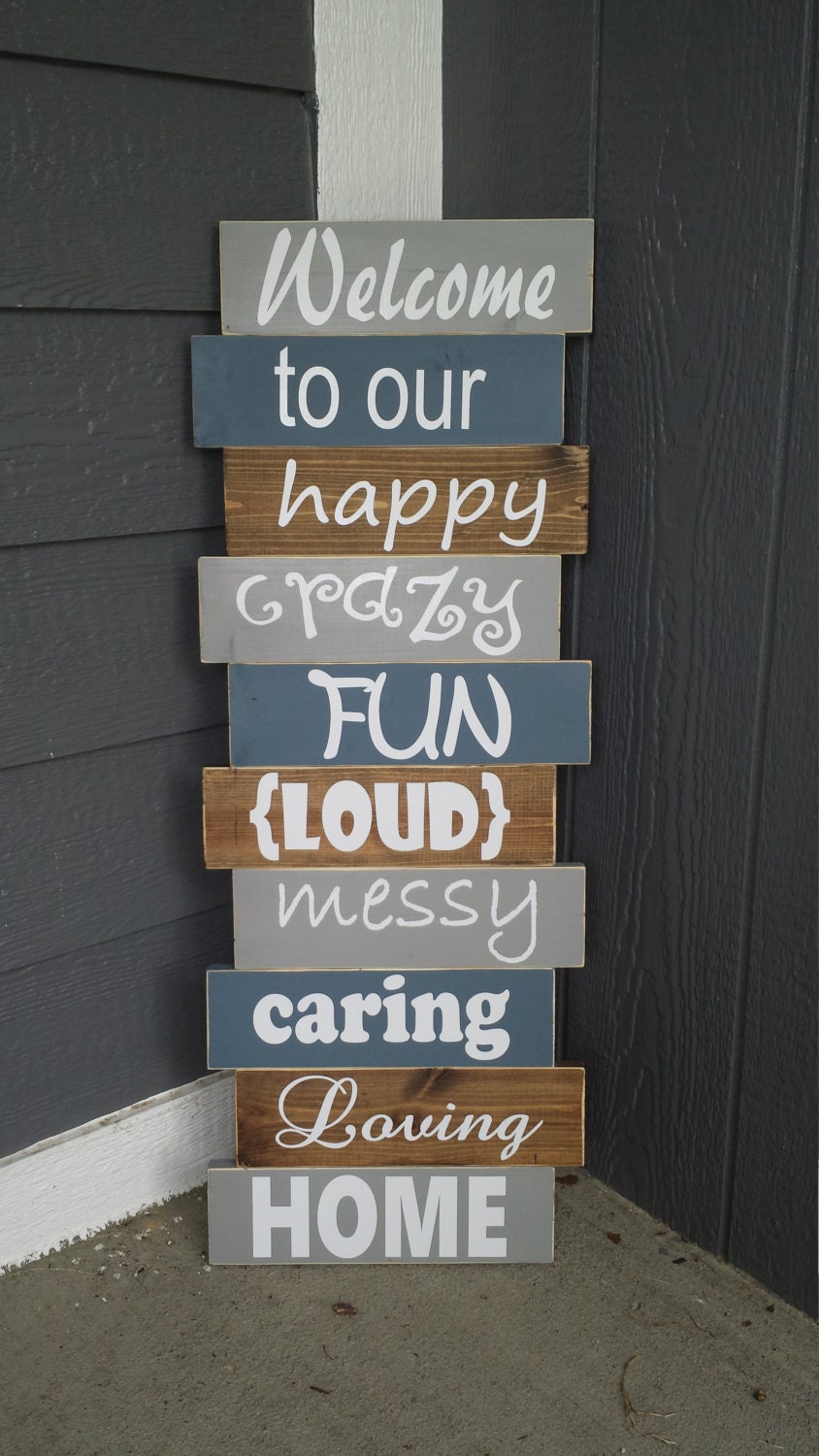 Fall Front Porch Decor/Crazy Fun Family Sign/Outdoor Fall