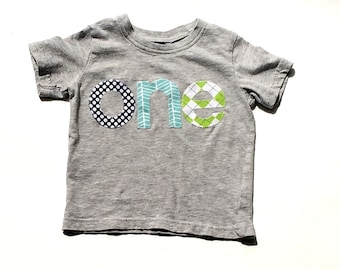 First Birthday// One//Boy//Shirt//Photo Prop//Birthday Shirt//READY TO SHIP