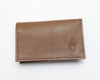 Folded Leather Card Wallet