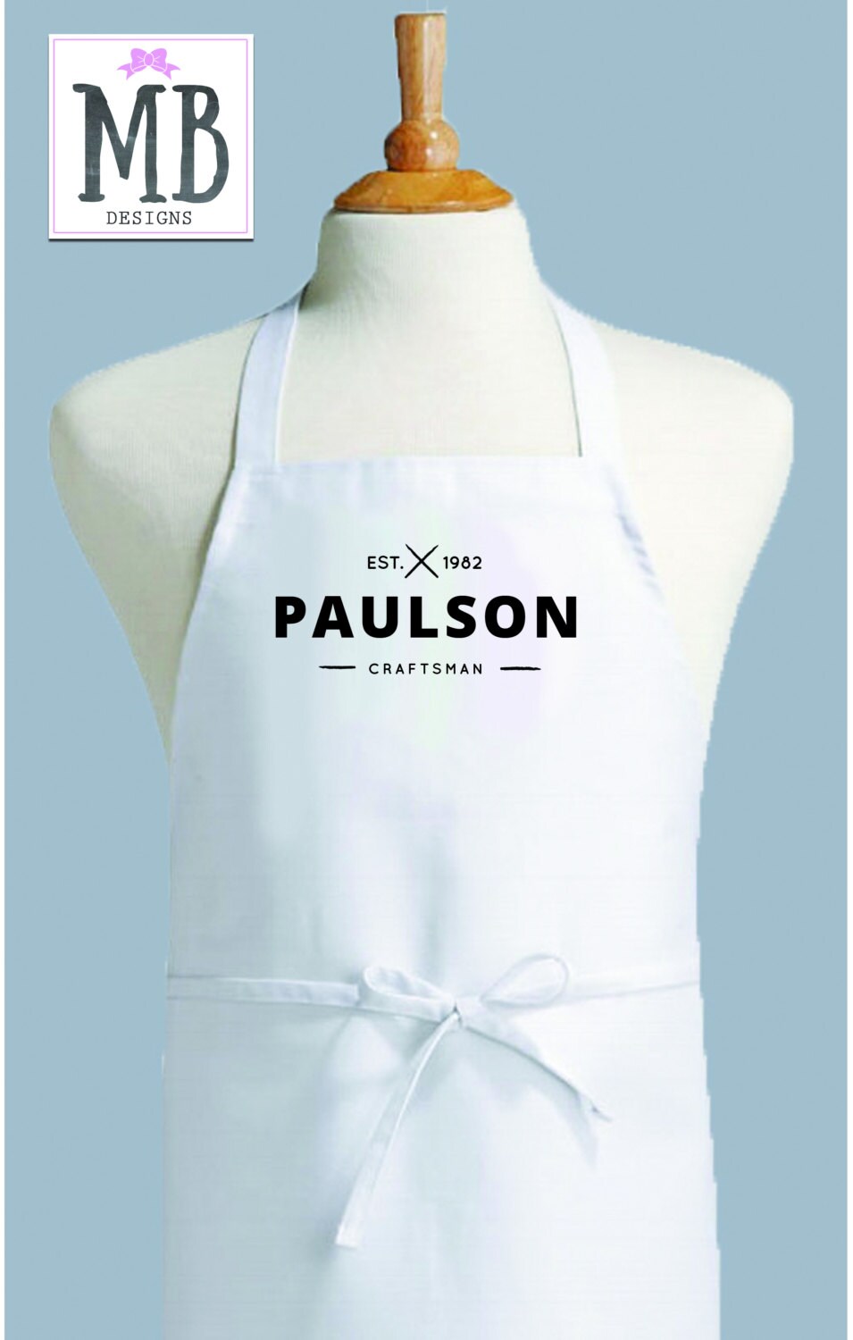 men's aprons personalized