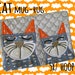 CATS mug rug - 5x7 hoop - In The Hoop - Machine Embroidery Design File, digital download