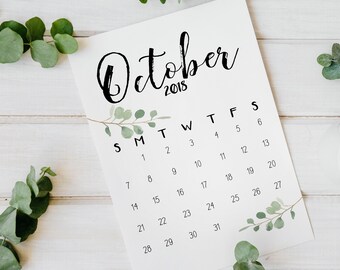 October printable | Etsy