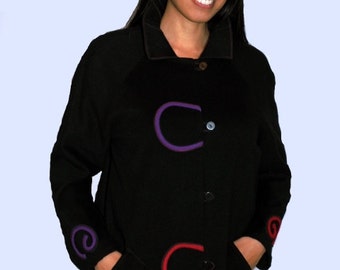 Jacket made of cashmere-wool blend.