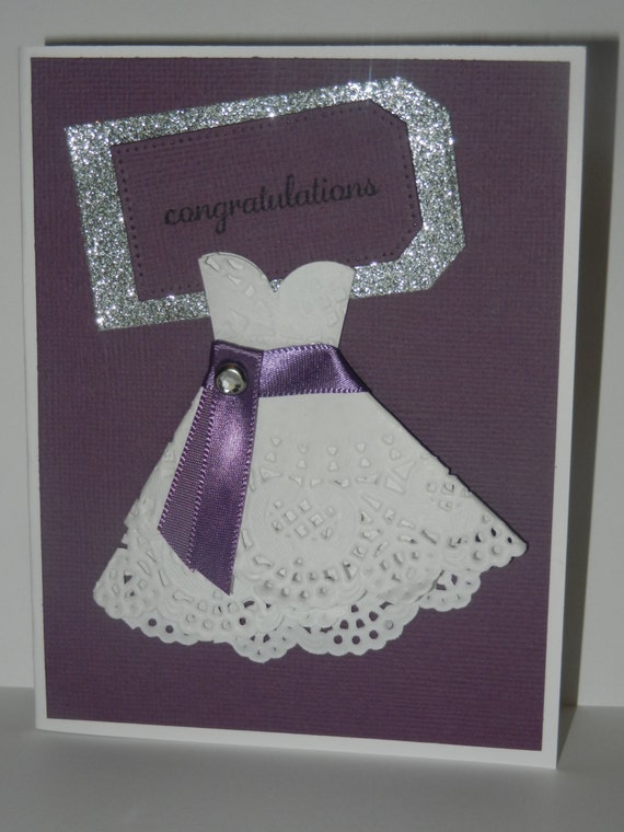 Items similar to Handmade Card Bridal Shower Card on Etsy