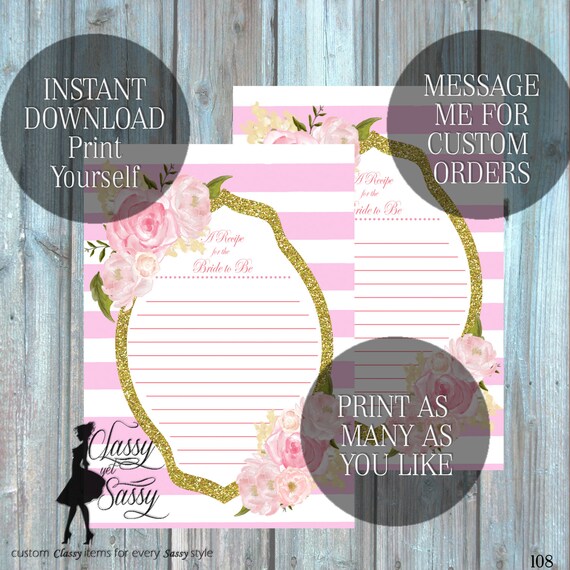 Bridal Shower Recipe Card-108