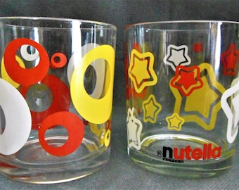 Collectible glass from the famous brand Nutella / Nutella Glass Collector.
