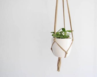Macrame Plant Hanger - Hanging Planter - Plant Hangers - Macrame Plant Holder