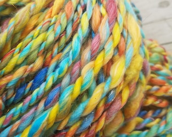 Handspun Bulky Thin and Thick Yarn