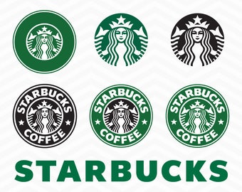 Starbucks logo svg | Etsy