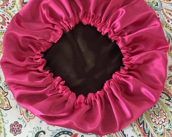 100% Charmeuse Satin Bonnet - Reversible