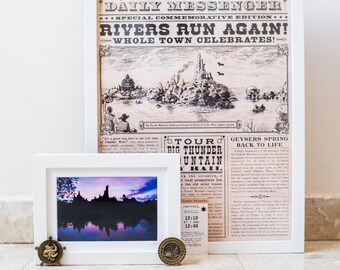 "Purple Frontierland" postcard
