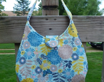 Purse - Hand Made - Free Shipping - Blue Print