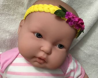 Yellow Sunny Unique Baby Headband