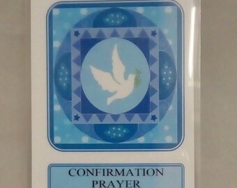 Prayer for Child's Confirmation Laminated Prayer Card