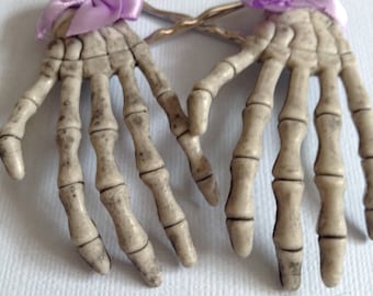 Squeleton hands hair pins