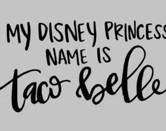 taco belle princess