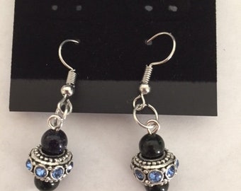 Crystal adorned earrings