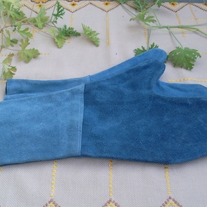 Vintage Leather Gloves, Man Suede Protection Gloves, Suede Garden Gloves, Industrial gloves, Welding gloves, Metalwork