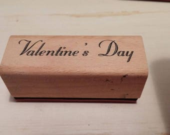 Retired Rubber Stamp - Valentine's Day