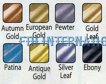 Amaco Rub 'N Buff Wax Metallic Finish for Crafts ~ 12 colors to choose from