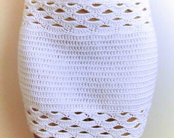 Shell Crochet Mini Skirt PDF Pattern
