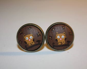 Earrings "Laurette" OWL clip