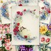 Flowers and Birds ATC ACEO cards Digital Collage Sheet for Scrapbooking Altered Art Victorian Style / AC33