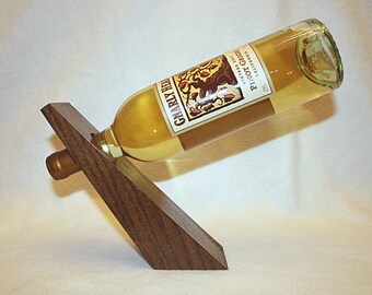 White Oak Angled Wine Bottle Holders
