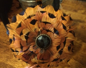 Pheasant Feather Headband