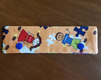 Autism Awarness Needle cozy DPN holder