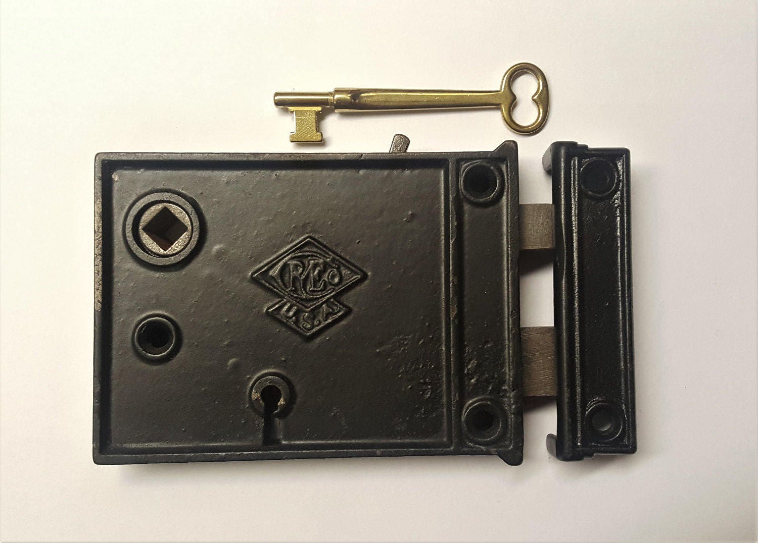 Antique Rim Lock Set 530103