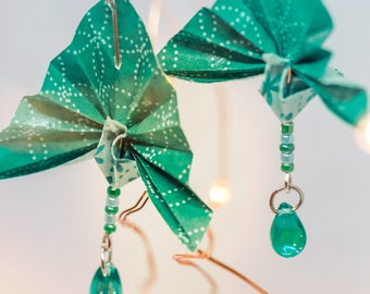 Turquoise Peacock earrings
