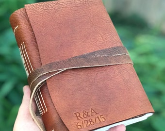 Personalized Leather Bound Journal Personalized Rustic Leather Notebook Rustic Leather Diary Leather Journal Rustic Personalized Gift