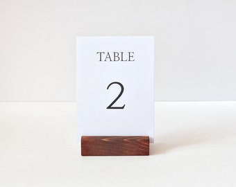 Rustic table Number holder / Wooden Card Holders / Table menu Stands / Reception / Wedding / Event / Sign holders / Restaurant menu holders