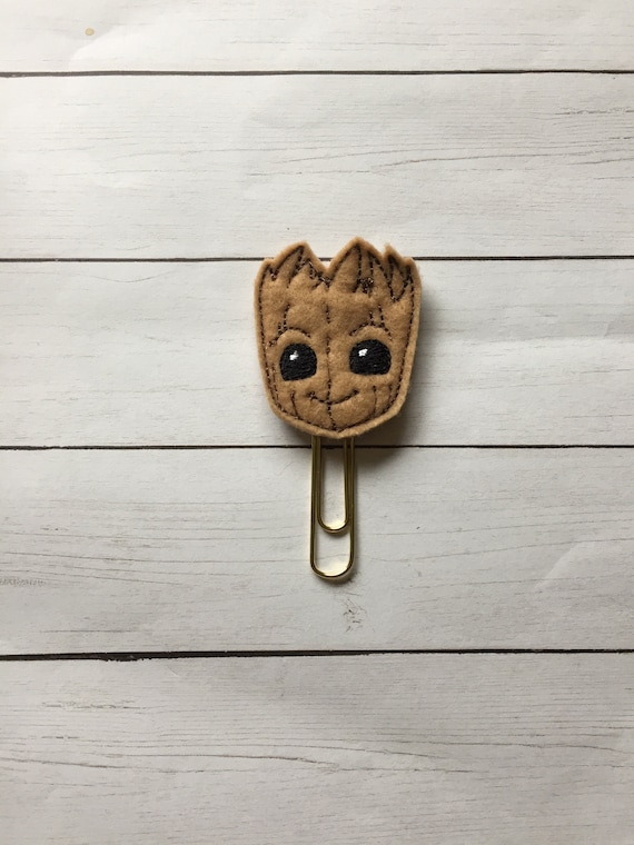 Groot Face Planner Clip. Tree Guy planner Clip/Bookmark. Character Planner Clip. Galaxy planner clip. Guardian planner clip. Groot