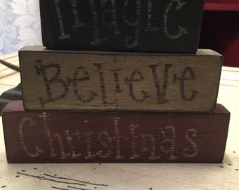 Primitive Shelf Sitter Blocks