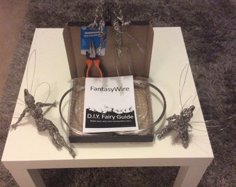 Wire Fairy starter kit 1 (Including Pliers) - everything you need to make your own fairy wire sculpture