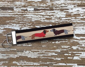 Dachshund Key Chain Dachshund keychain Weiner Dog Keychain wiener dog key chain dashund daschund dog gift for Doxie Mom gift