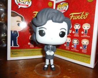 World War II Agent Peggy Carter Grey Scale Custom Funko