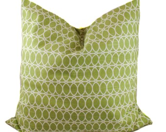 Green pillow cover, Throw pillow, Decorative pillow, Accent pillow, Couch cushion, Sofa pillow, Modern pillow, Sham, 13 sizes available
