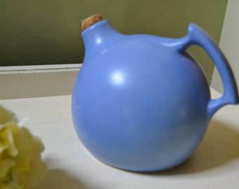 Vintage Pitcher Redwing Rumrill #50 Matte Blue Farmhouse 1933