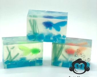 Goldfish Aquarium Bar Soap // RedApple Scent